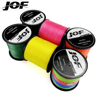 Jof X8 สายเอ็นตกปลา PE แบบถัก 8 เส้น 8.2-44 กก. 0.14-0.57 มม. 1000 ม. 8 เส้น