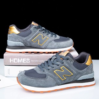 รองเท้ากีฬา NB574 น้ําหนักเบา สวมใส่สบาย เข้ากับทุกการแต่งกาย สไตล์อังกฤษ สําหรับผู้ชาย และผู้หญิง