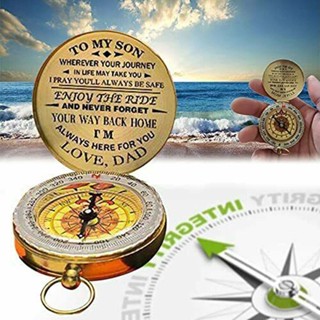 Camping Survival Compass Metal Pocket Compass Kids Compass for Hiking Camping Hunting Outdoor Military Navigation Tool