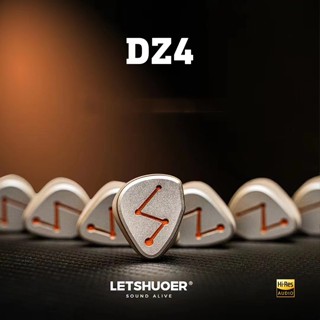 Letshuoer DZ4 3DD+PR หูฟังอินเอียร์ ไดนามิก ไฮบริด Hifi มอนิเตอร์เพลง DJ สตูดิโอ ออดิโอ