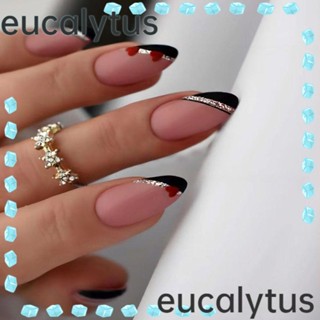 Eucalytus1 เล็บปลอม ถอดออกได้ DIY 24 ชิ้น