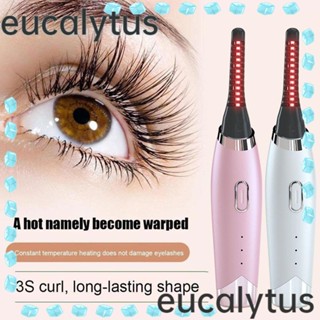 Eucalytus1 เครื่องดัดขนตาไฟฟ้า Abs ขนาดเล็ก แบบชาร์จไฟได้