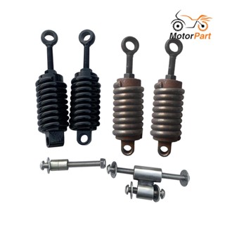 MOTOPARTS SHOP Motorcycle Stainless Steel Seat Spring Seat Shock Absorber Kit For Ural M72 CJ-K750 BMW R50 R1 R12 R71