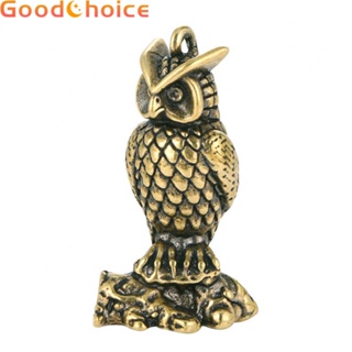 Elegant Brass Owl Sculpture Figurine Home Office Decor Gift Handmade Collectible