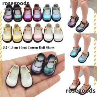 Rosegoods1 รองเท้าหนังลําลอง 6 สี สําหรับตุ๊กตา 1/12 DIY