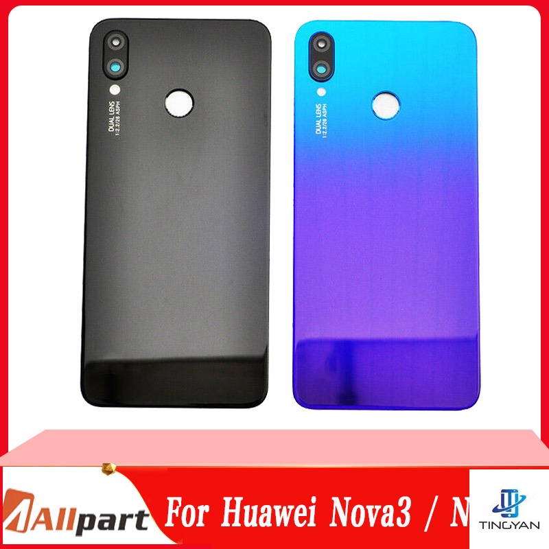 ฝาครอบแบตเตอรี่ด้านหลัง สําหรับ Huawei Nova 3i Huawei Nova 3 Nova3