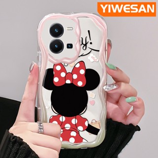 เคสโทรศัพท์มือถือ ซิลิกาใส กันกระแทก ลายมินนี่เมาส์น่ารัก สําหรับ vivo Y35 5G Y36 5G Y35