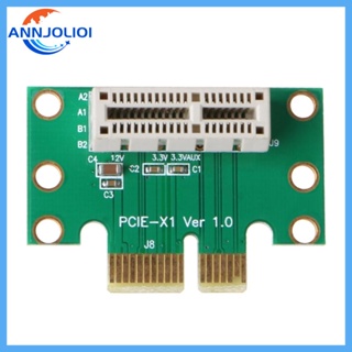 Ann อะแดปเตอร์การ์ดไรเซอร์แปลง PCI Express มุมขวา 90 องศา 1X 1U สําหรับคอมพิวเตอร์