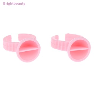 Brightbeauty แหวนกาวต่อขนตา แบบใช้แล้วทิ้ง 100 ชิ้น