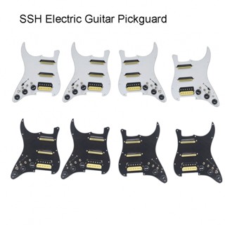 New Arrival~Loaded Pickguard 10±0.5 12±0.5 2 Humbuckers Muiti-Color Sliver-coated Brass