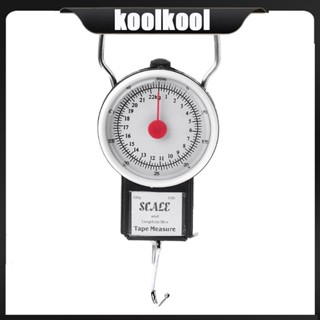 Kool เครื่องชั่งน้ําหนักตกปลา พร้อมเทปวัด 22 กก. 50 ปอนด์ ทนทาน