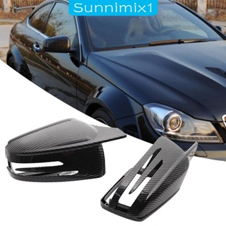 [Sunnimix1] ฝาครอบกระจกมองข้าง สําหรับ Mercedes- C Class 2 ชิ้น