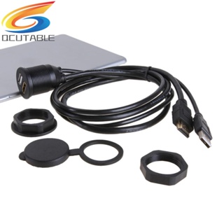 [Qcutable.th] สายเคเบิลต่อขยาย USB2.0 และ HDMI สําหรับรถยนต์ รถจักรยานยนต์ เรือ