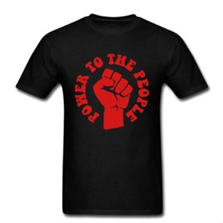 เสื้อยืด พิมพ์ลายกราฟิก Power To The People Anarchist Revolution Anticapitolism สําหรับผู้ชาย