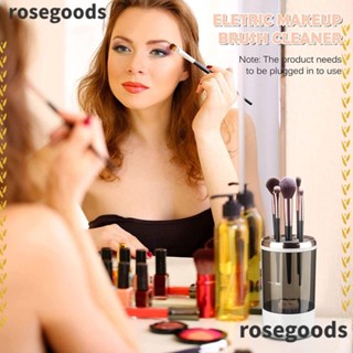 Rosegoods1 เครื่องทําความสะอาดแปรงแต่งหน้า, เครื่องขัดผิวไฟฟ้าอัตโนมัติ, อุปกรณ์ความงาม, เครื่องมือแต่งหน้า ชาร์จ USB ตัวเมีย