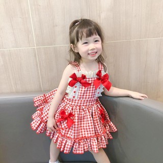 ชุดเดรสโบว์เจ้าหญิง Lolita ชุดเด็ก