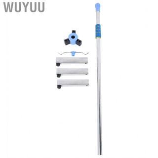 Wuyuu IV Pole Stand Adjustable Stainless Steel Bag With 2 Hooks For Hospital