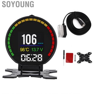 Soyoung auto accessories gauge panel Universal Head Up Display HUD Projector  OBD2 HD Digital Meter Auto Instrument digital