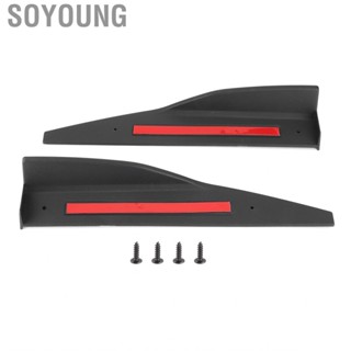 Soyoung Side Skirt Black Diffuser Easy To Install Wing ABS Fit for Ford Mustang Roush 2015+ Car Parts