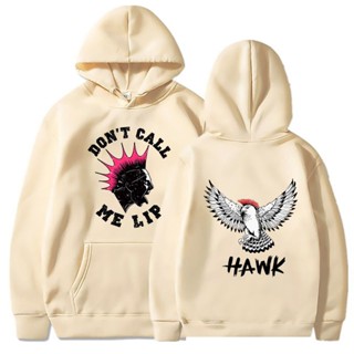 เสื้อกันหนาวแขนยาว มีฮู้ด พิมพ์ลาย Cobra Kai Merch Hawk Dont Call Me Lip