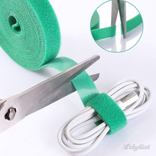 ღ 5m/roll Cable Manager Nylon Free Cut Cable Ties Mouse Earphone Cord Cable Protector Cable Winder Management Cable Organizer