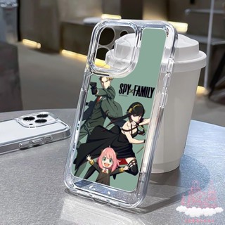เคสโทรศัพท์มือถือ ซิลิโคนนิ่ม ใส กันกระแทก ป้องกันเลนส์ ลายอนิเมะ Spy×Family สําหรับ iPhone 14 Pro Max 11 13 12 7 8 Plus XR X XS SE 2020