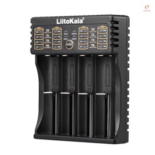 Onlylove LiitoKala Lii-402 ที่ชาร์จแบตเตอรี่อัจฉริยะ 1.2V 3.7V 3.2V 3.85V AA/AAA สําหรับแบตเตอรี่ 18490 18350 17670 17500 16340 14500 10440