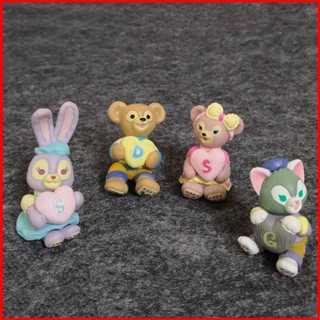 ฟิกเกอร์ Disney Duffy StellaLou ShellieMay Gelatoni ของเล่นสําหรับเด็ก 4 ชิ้น