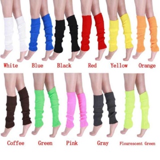 11 Colors Winter Warm Knit Knee Leg Warmers Leggings Boot Sock Slouch Clearance sale