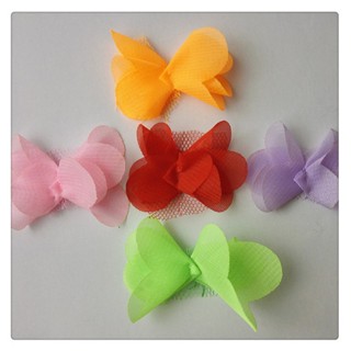 Lovely 3D Leaves Flower Chiffon Trim Lace Fabric Ribbon Diy Sewing Accessories Clearance sale