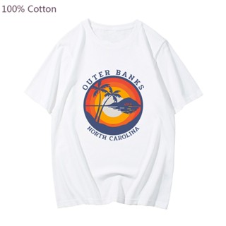 เสื้อยืด พิมพ์ลายการ์ตูนกราฟฟิค Outer Banks Obx Pogue Life North Carolina 2023