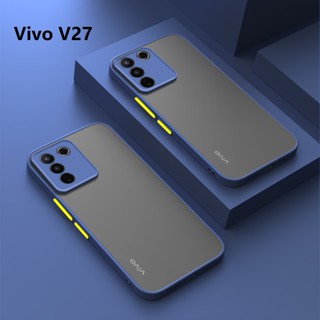 เคสซิลิโคน PC แข็ง ป้องกันเลนส์ กันกระแทก สําหรับ Vivo V27e V27 V25 Pro V25e Case Vivo V23e V23 V20 Pro V21