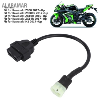 ALABAMAR 6Pin OBD2 สายรัดเครื่องมือวินิจฉัยเหมาะสำหรับคาวาซากิ Z900/Z900RS/ZX10R/ZX14R/H2