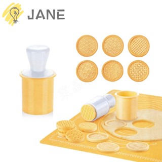 Jane แม่พิมพ์พลาสติก สําหรับทําบิสกิต คุกกี้ เบเกอรี่ DIY