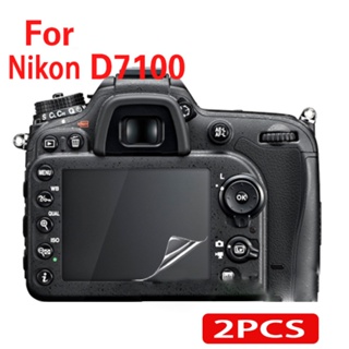 2 ชิ้น ฟิล์มกระจกนิรภัยกันรอยหน้าจอกล้อง สําหรับ For Nikon D7100 D7200