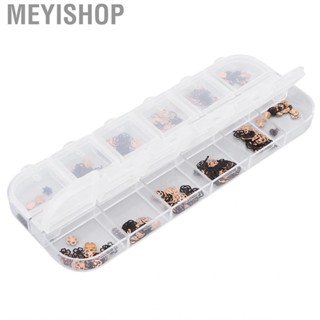 Meyishop 12 Grids Nail Art  Hollow Manicure Metallic S For AOB