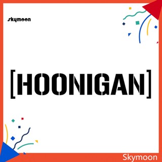 Skym* สติกเกอร์สะท้อนแสง พิมพ์ลาย มีกาวในตัว สําหรับติดตกแต่งประตู หน้าต่างรถยนต์