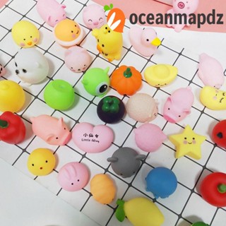 Oceanmapdz 5 ชิ้น สัตว์ ลอย บีบ ของเล่นอาบน้ํา เป็ด การ์ตูนสัตว์ ของเล่นอาบน้ําเด็ก ของเล่นบีบ ยางนุ่ม ของขวัญเด็ก