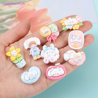 SANRIO Hoe&gt; เครื่องประดับเรซิ่น ลายการ์ตูนซานริโอ้น่ารัก DIY สําหรับตกแต่งโทรศัพท์มือถือ 5 ชิ้น