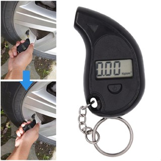 1pc New Black Mini Air Pressure Gauge Tire Gauge Digital Tire Pressure Gauge