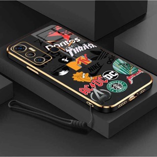 เคสโทรศัพท์มือถือ ซิลิโคนนิ่ม ป้องกันกล้อง พร้อมสายคล้อง สําหรับ Infinix Hot 11