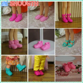 Shoogth รองเท้าส้นสูง 1.7*0.8 ซม. สีสันสดใส สําหรับตุ๊กตา