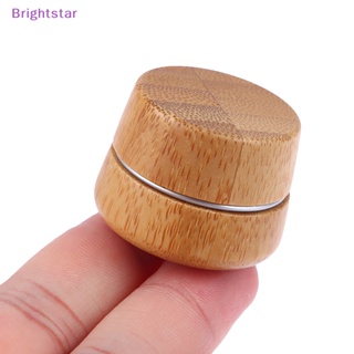 Brightstar ขวดไม้ไผ่เปล่า ขนาดเล็ก สําหรับใส่เครื่องสําอาง ครีม ลิปบาล์ม โลชั่น 1 ชิ้น