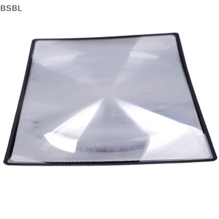 Bsbl แผ่นแว่นขยาย PVC แบบแบน A5 X3 สําหรับอ่านหนังสือ