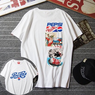 □♣☁เสื้อยืดพิมพ์ลายกราฟฟิค Pepsi DIY Homemadeเสื้อยูนิเซ็กซ์พลัสไซส์  B02F_03