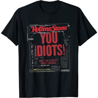 เสื้อยืดแขนสั้นเสื้อยืด Rolling Stone Future of Rock XeroxedS-5XL