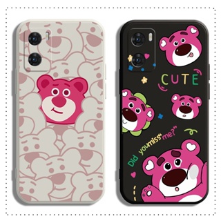 เคส OPPO A31 A9 A5 A7 A5S A12 A11K F11 F9 F7 F5 F1S A3S A12e PRO โทรศัพท์มือถือแบบนิ่ม ลาย Lotso สีดํา สีขาว สําหรับ