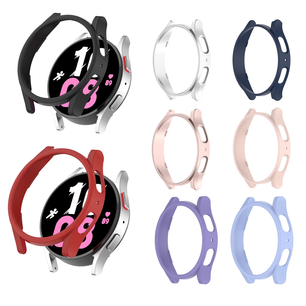 กรณีฝาครอบกันชนป้องกันกรอบ Shell Protector สําหรับ Samsung Galaxy Watch 4 5 6 7 FE 40 มม.44 มม.นาฬิกา 5 pro 45 มม.