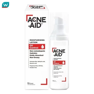 Acne-Aid แอคเน่-เอด มอยซ์เจอร์ไรซิ่ง โลชั่น ออยล์ คอนโทรล 30 มล. สำหรับผิวมันเป็นสิวง่าย