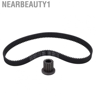Nearbeauty1 16T 8mm Timing Belt Pulley  Replacement 384‑3M‑12 Drive Belt Durable Compact  for